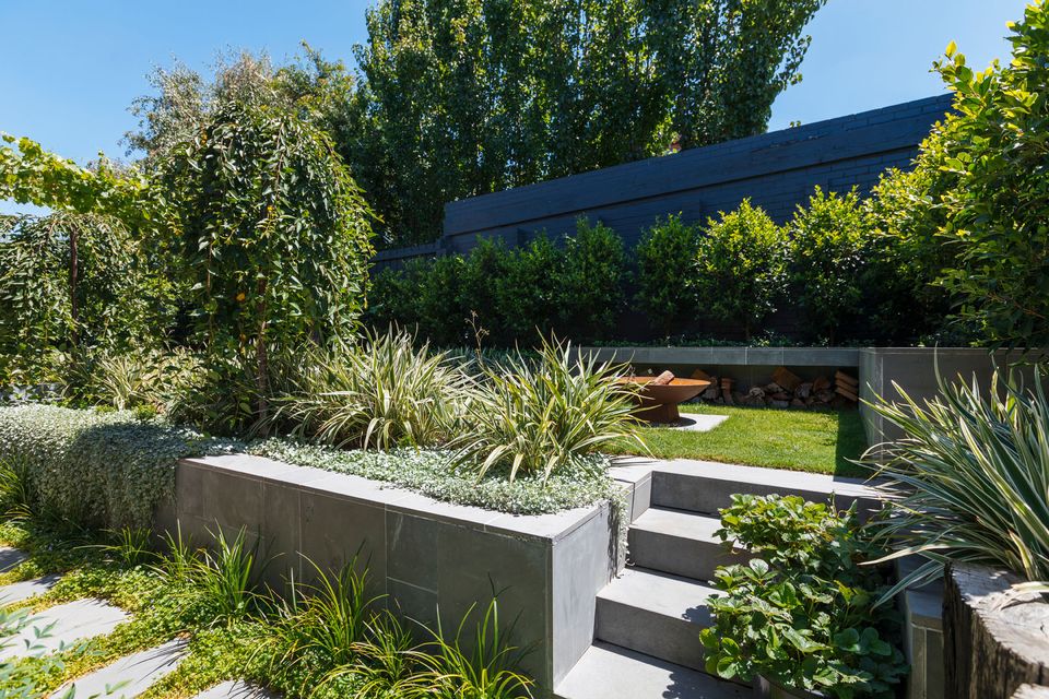 View across the Brunswick West garden